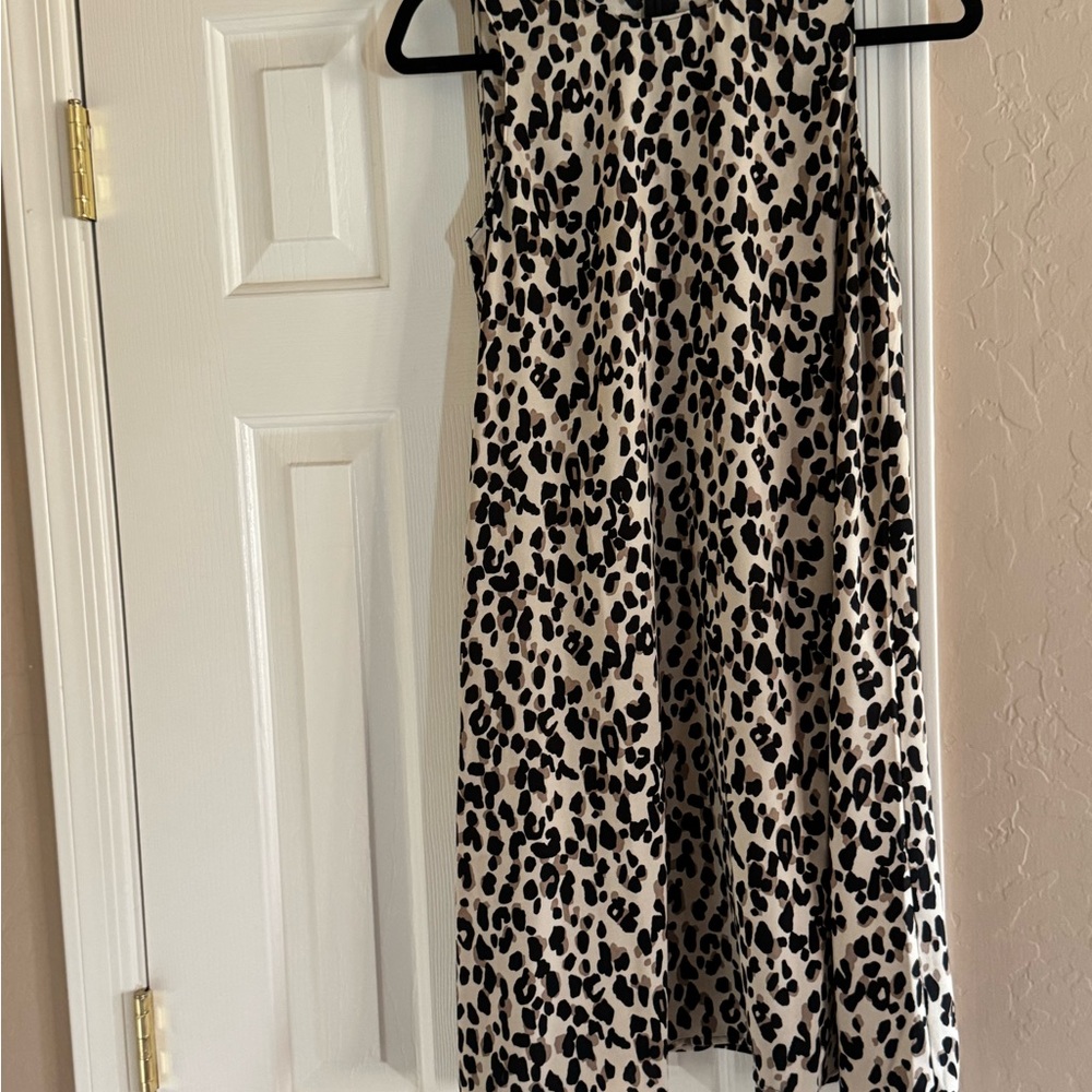 Halogen Animal Print Dress